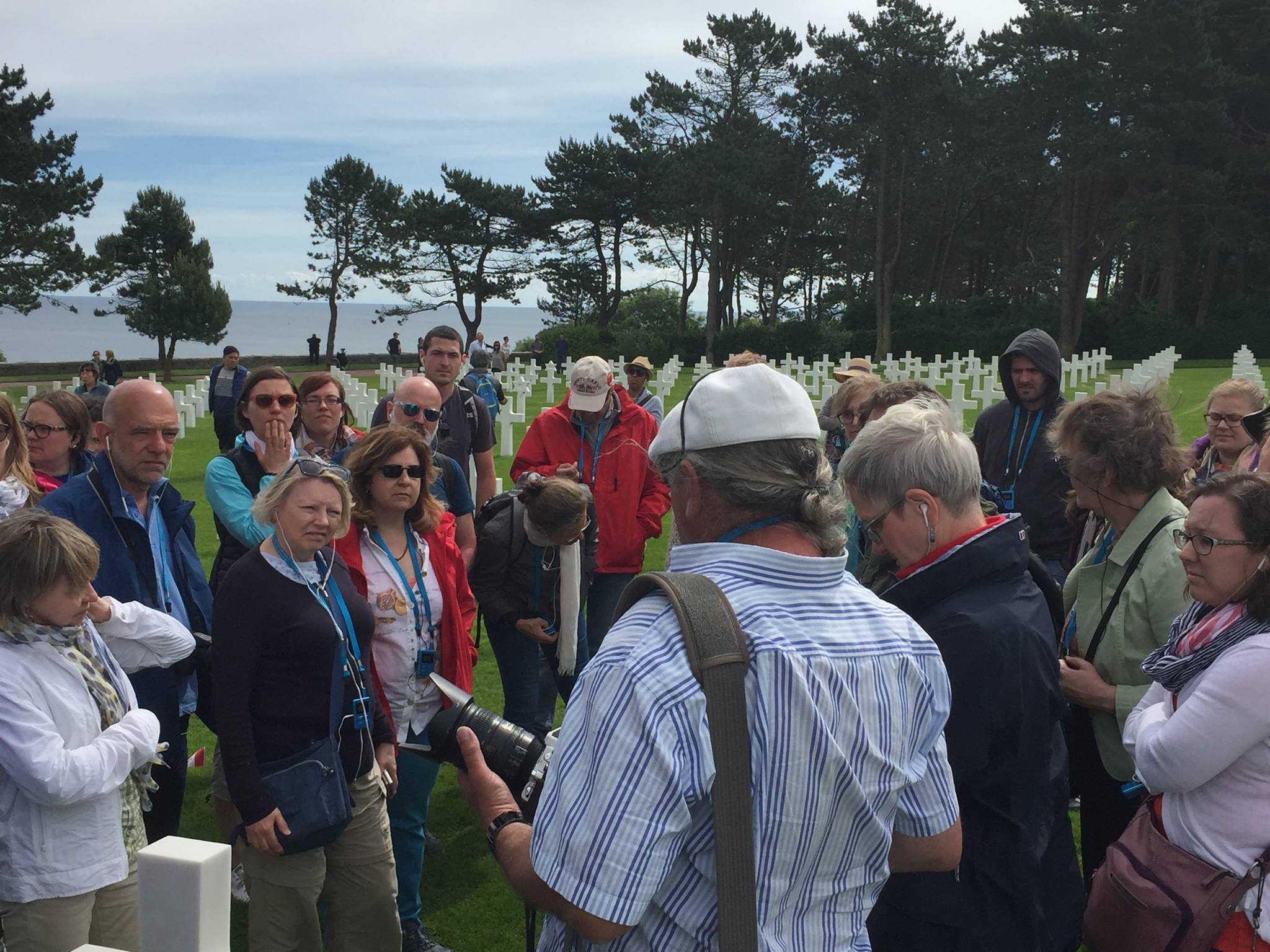 Expat Club visiting WWII cemetery